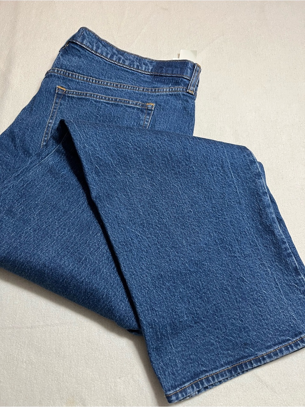 Abercrombie Classic High-Rise Straight Leg Women’s Jeans - Dark Blue